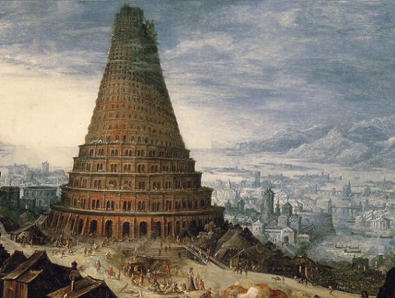 altura de la torre de babel