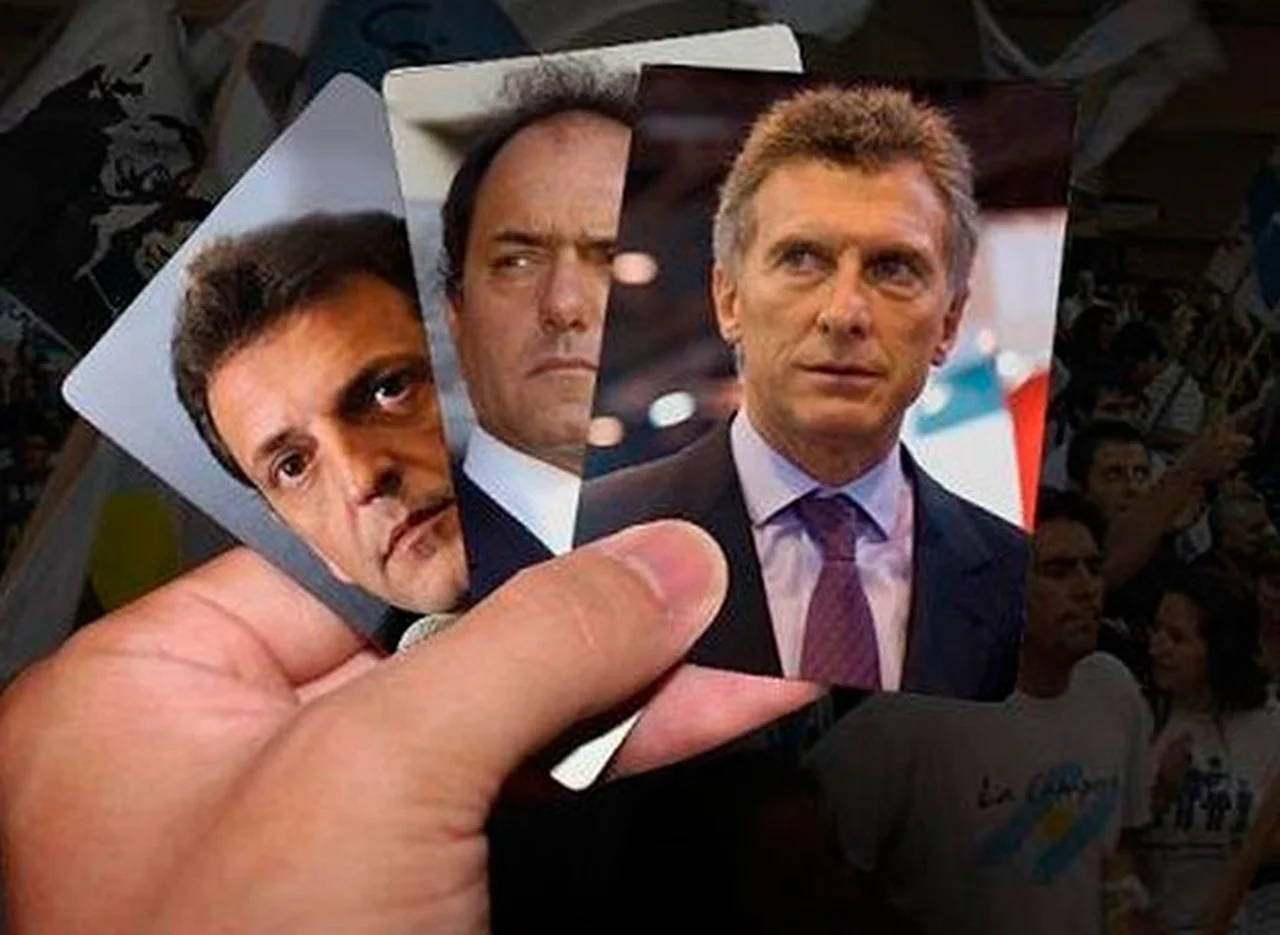 Las encuestas confirman que sigue el empate entre Massa, Macri y Scioli 