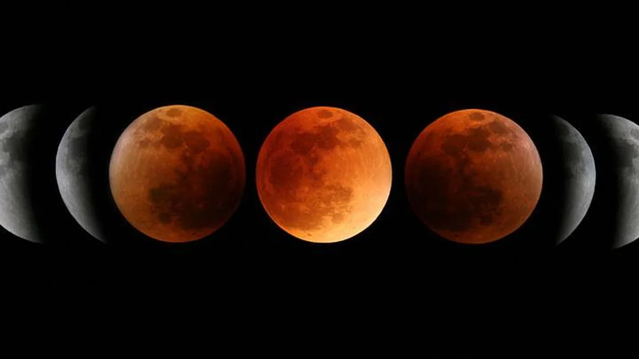 Eclipse lunar en Argentina: a qué hora se podrá ver la Luna de Sangre