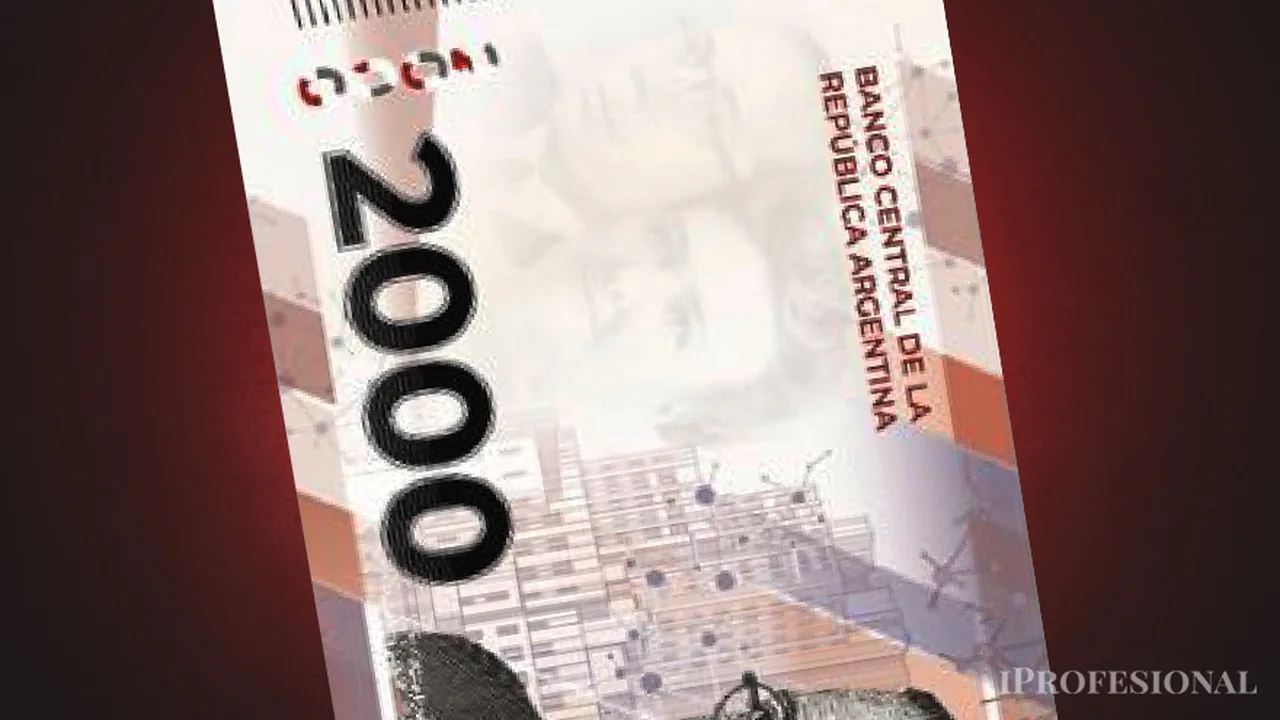 El Banco Central debió ceder ante la presión inflacionaria: así será el nuevo billete de $2.000