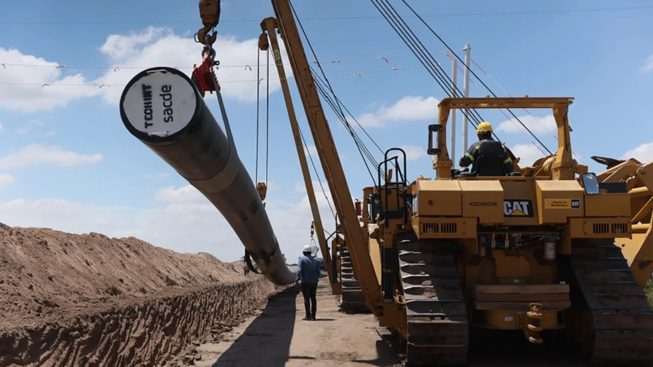 Obras en el exGasoducto Presidente Néstor Kirchner