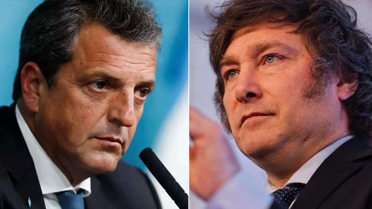 Encuesta: qué pasaría si hoy fuesen las elecciones entre Javier Milei y Sergio Massa