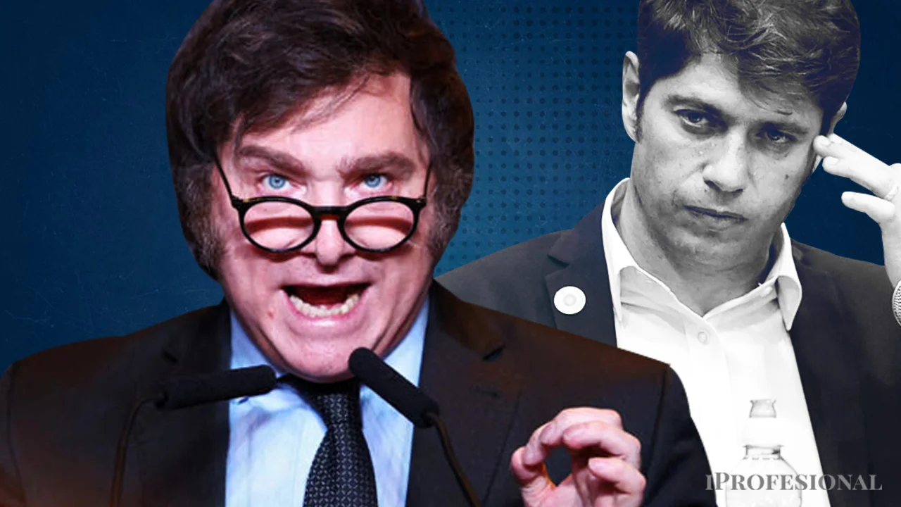 Javier Milei Axel Kicillof
