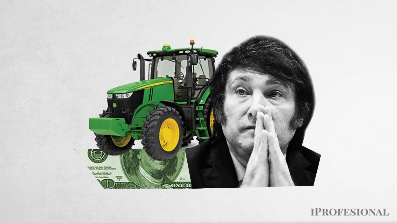 Javier Milei, retenciones al campo