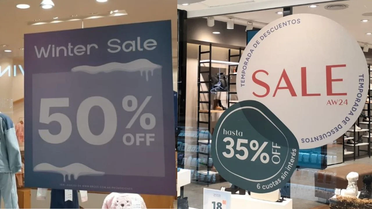 Inédito: por el derrumbe del consumo, liquidan ropa de invierno en plena ola de frío polar