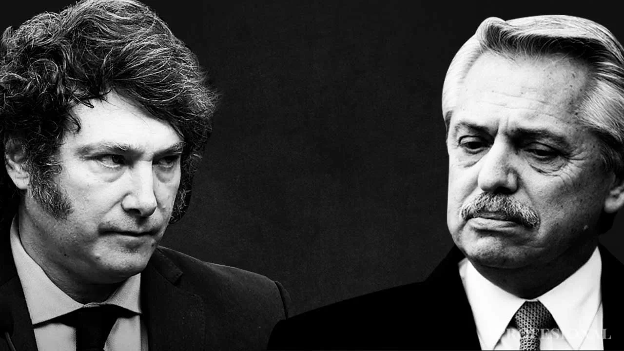 javier milei y alberto fernandez