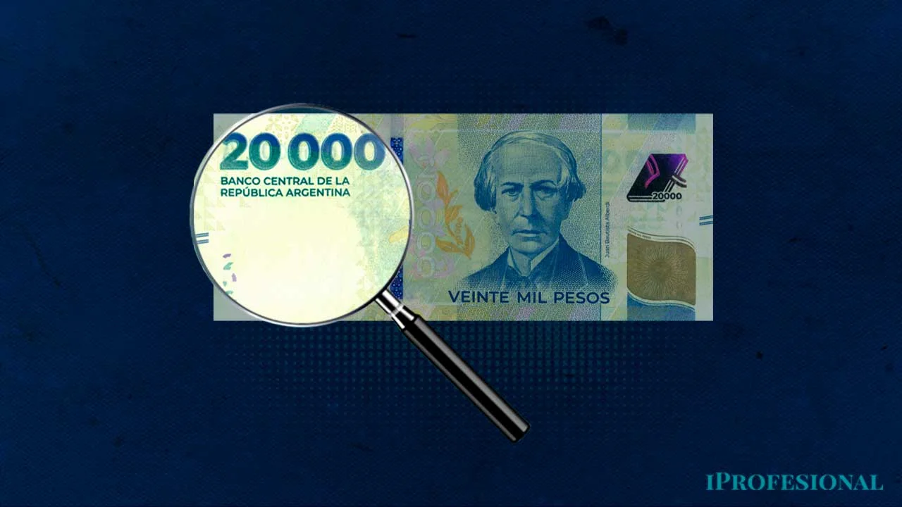 Billete de veinte mil pesos