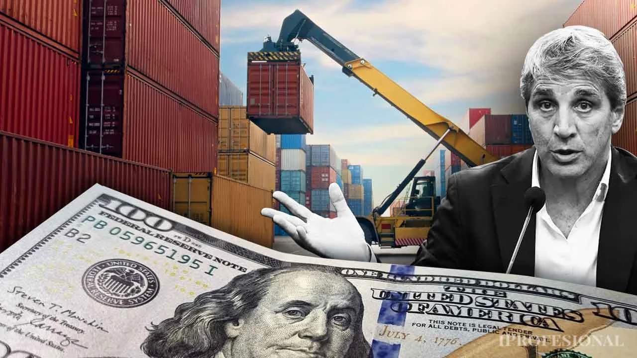 Luis caputo anunció la eliminación de retenciones para exportaciones industriales