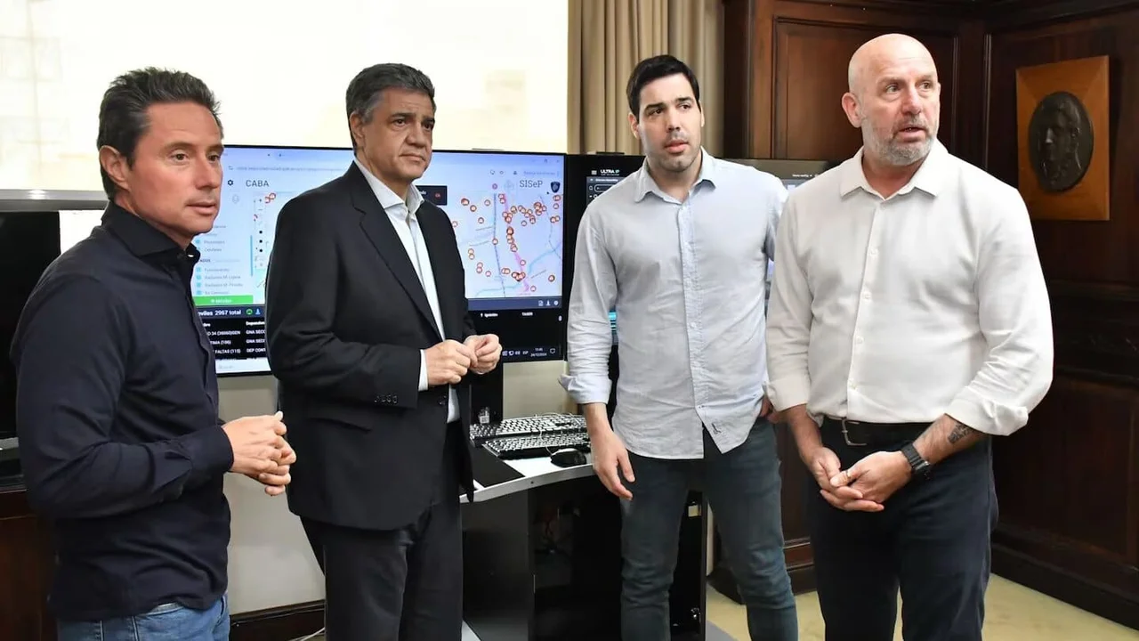 Jorge Macri con Waldo Wolff