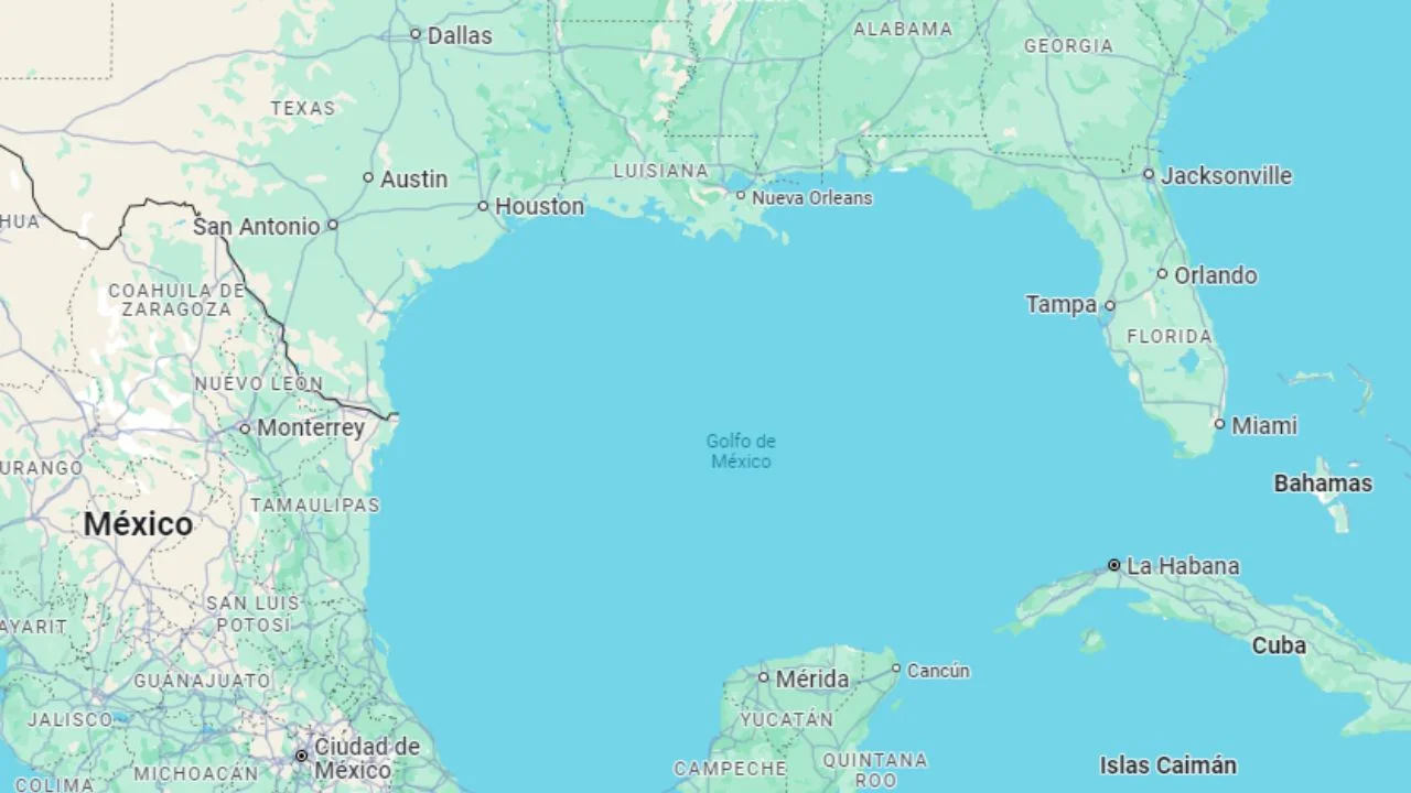 Google Maps le cambia el nombre al Golfo de México