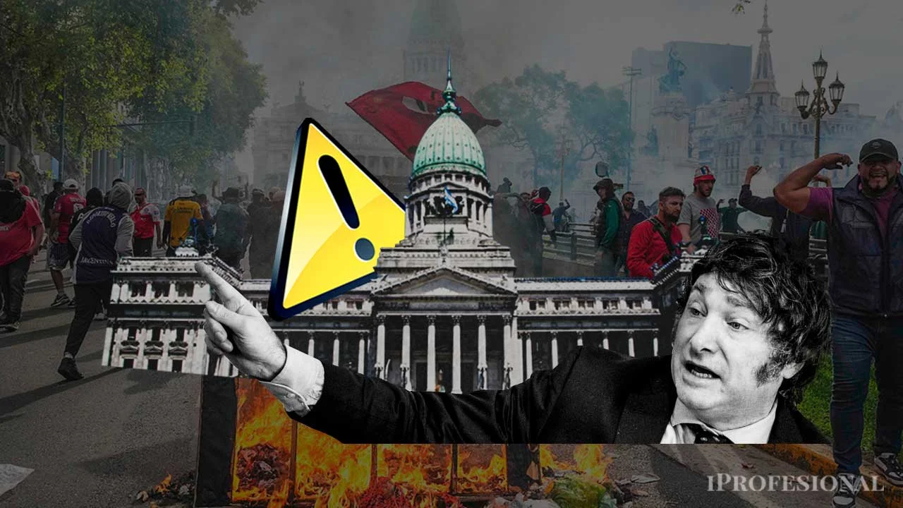 Máxima tensión en el Gobierno por una nueva marcha al Congreso