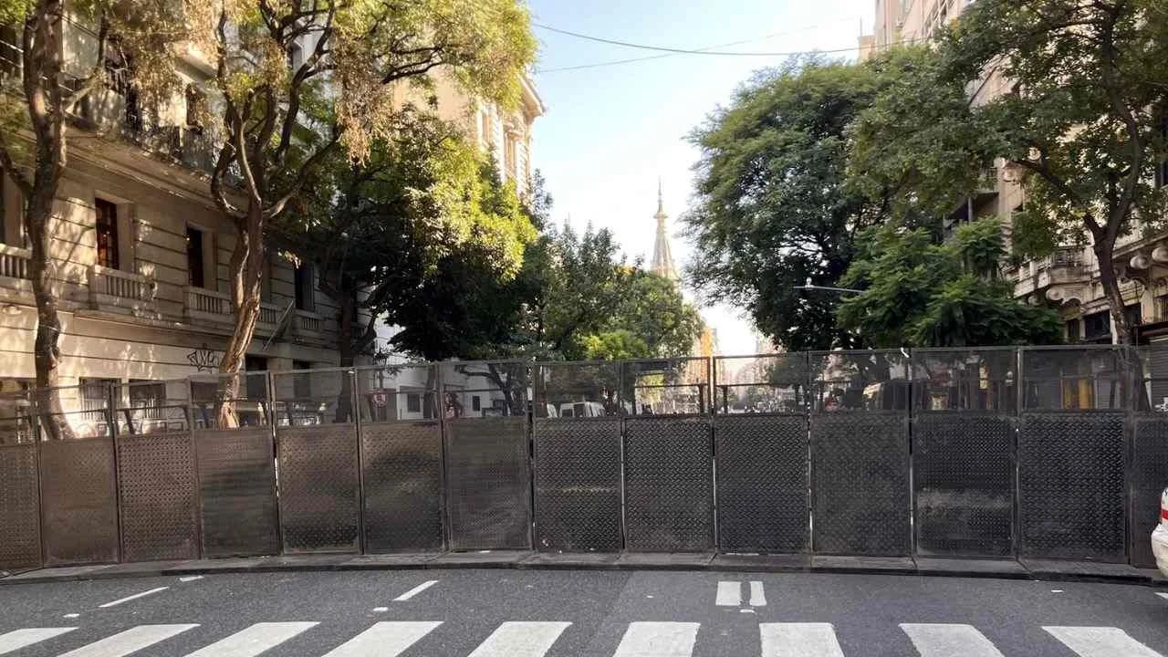 Operativo en el Congreso