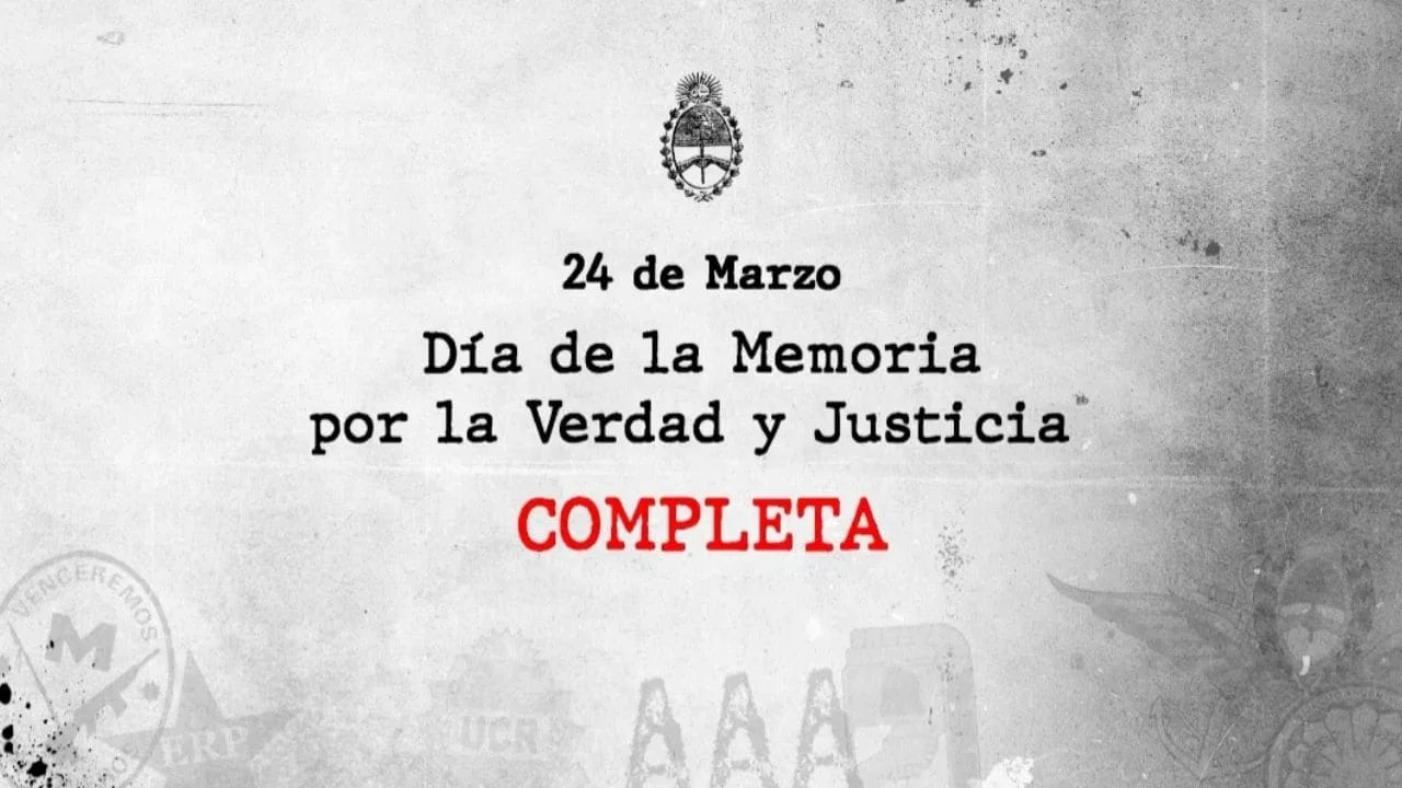 VIDEO | El Gobierno difundió un video por el 24 de Marzo y reivindicó la "Memoria completa"