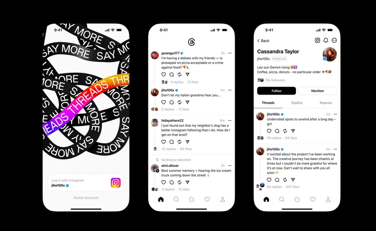 Threads alcanza los 100 millones de usuarios en menos de una semana