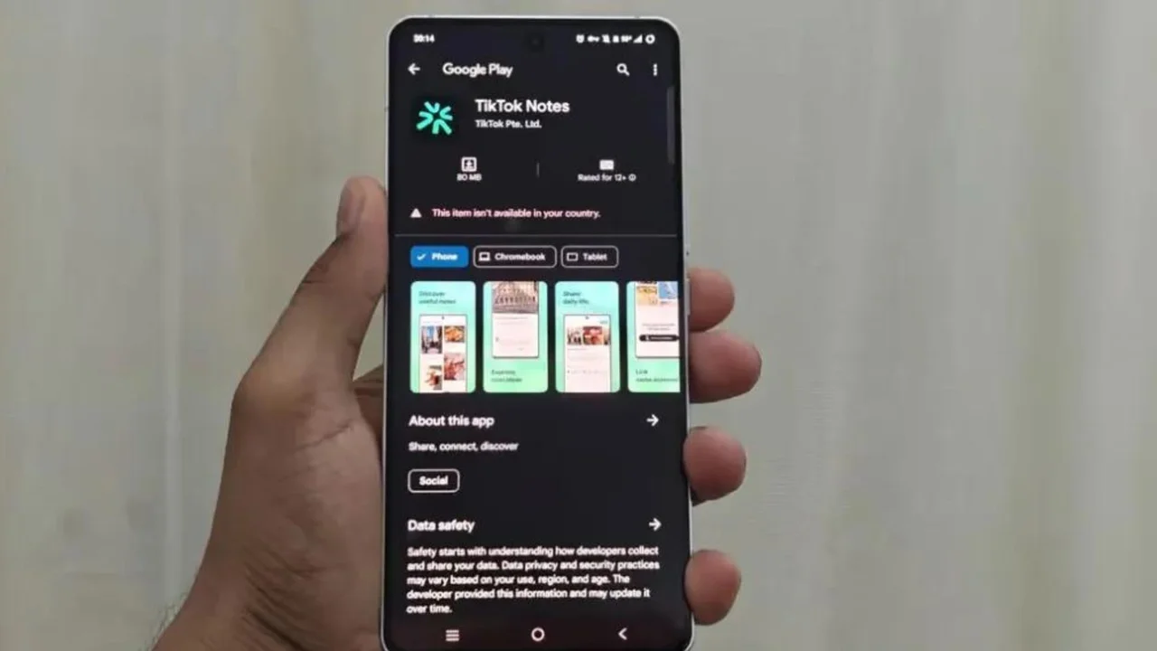 Así es TikTok Notes, la nueva aplicación que busca competir de igual a igual contra Instagram