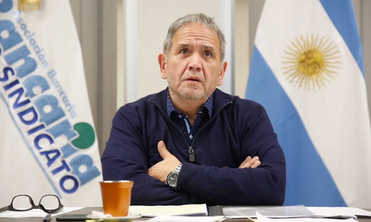 Sergio Omar Palazzo, referente del gremio de bancarios