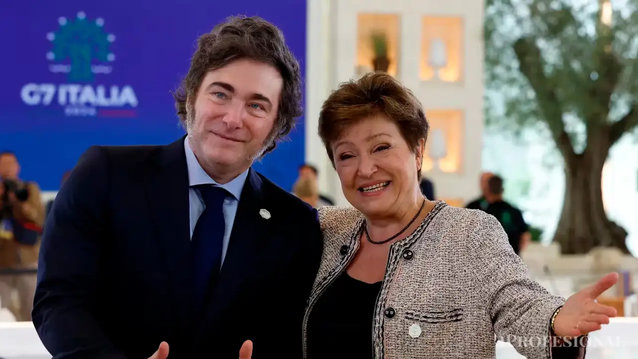 Milei se reunió con la directora del FMI: "Siempre es un placer encontrarla"