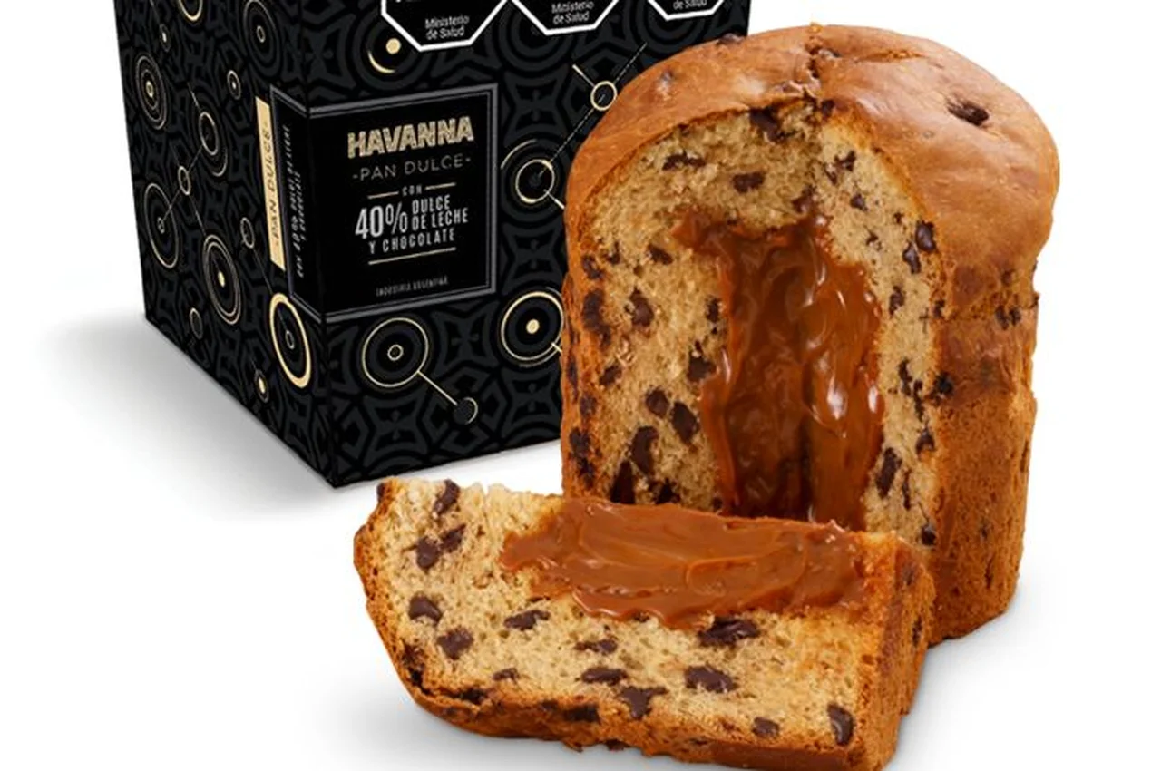 Cuánto cuesta el pan dulce de Havanna, con chocolate y dulce de leche