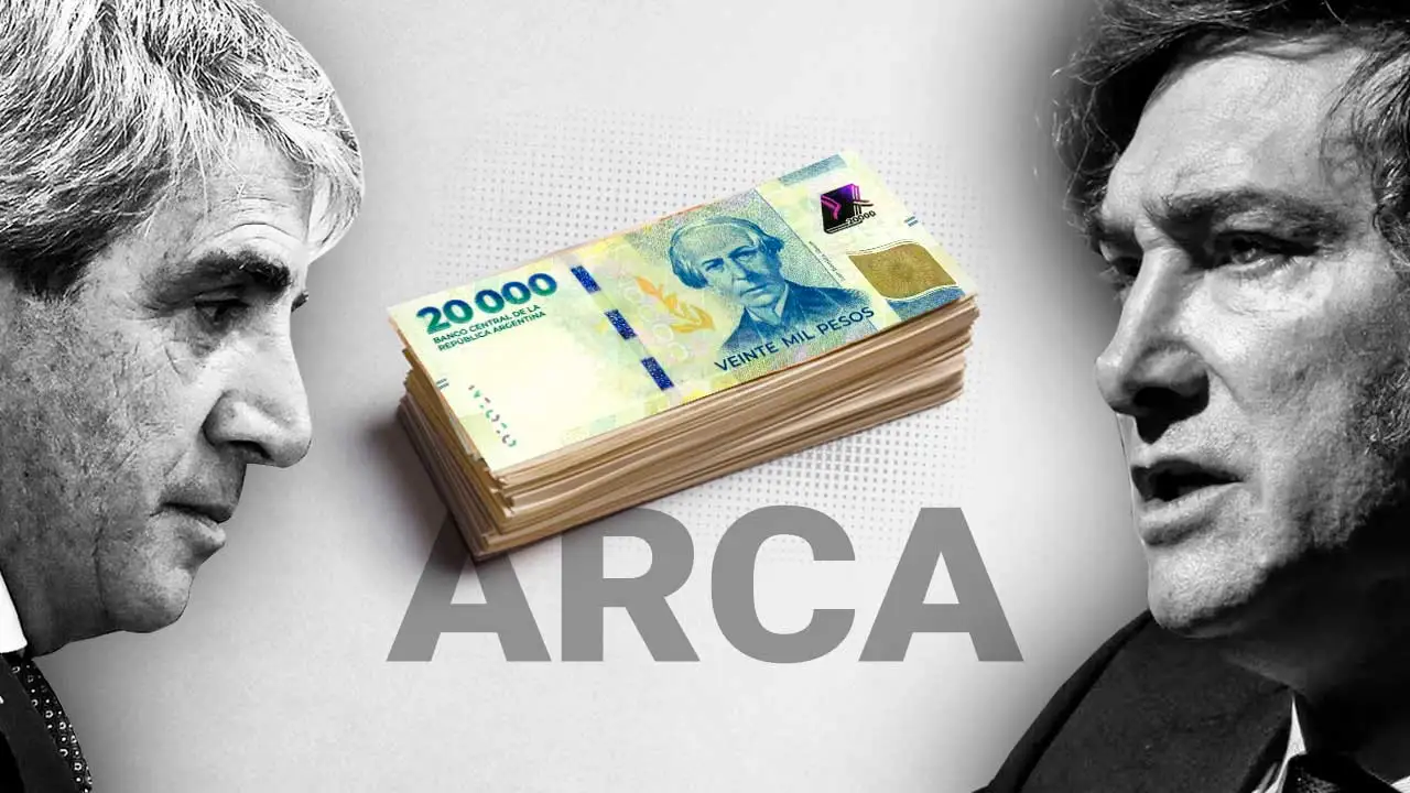 Luis Caputo, Javier Milei, pesos, ARCA