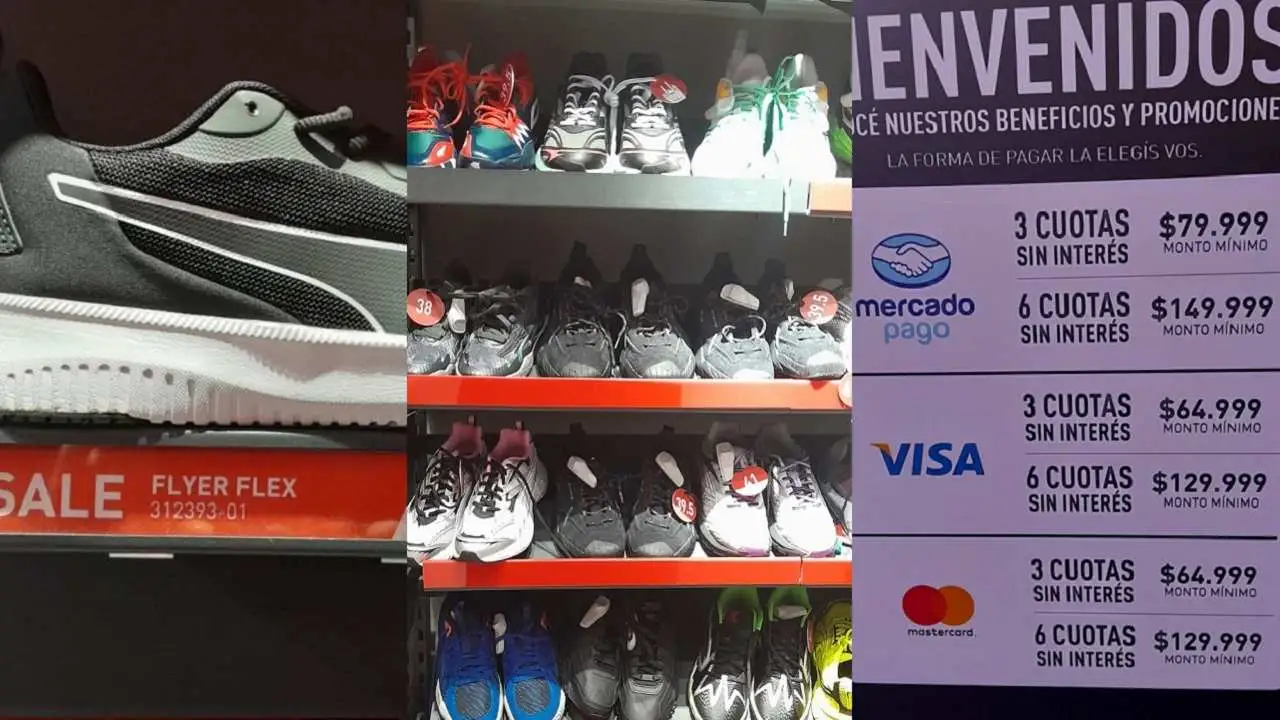 Outlet de PUMA y NIKE con zapatillas baratas y descuentos de hasta 60%:  dónde quedan