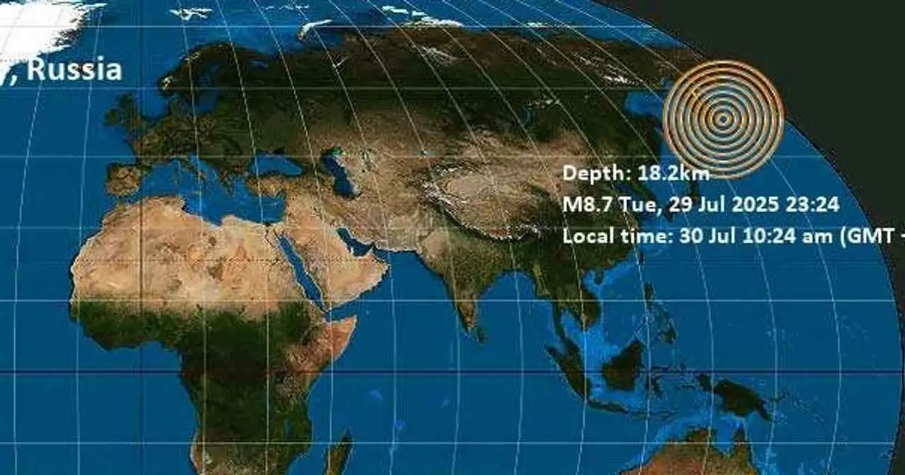 Tsunami en puerta: feroz terremoto en Kamchatka pone en emergencia a Chile y otros países del Pacífico
