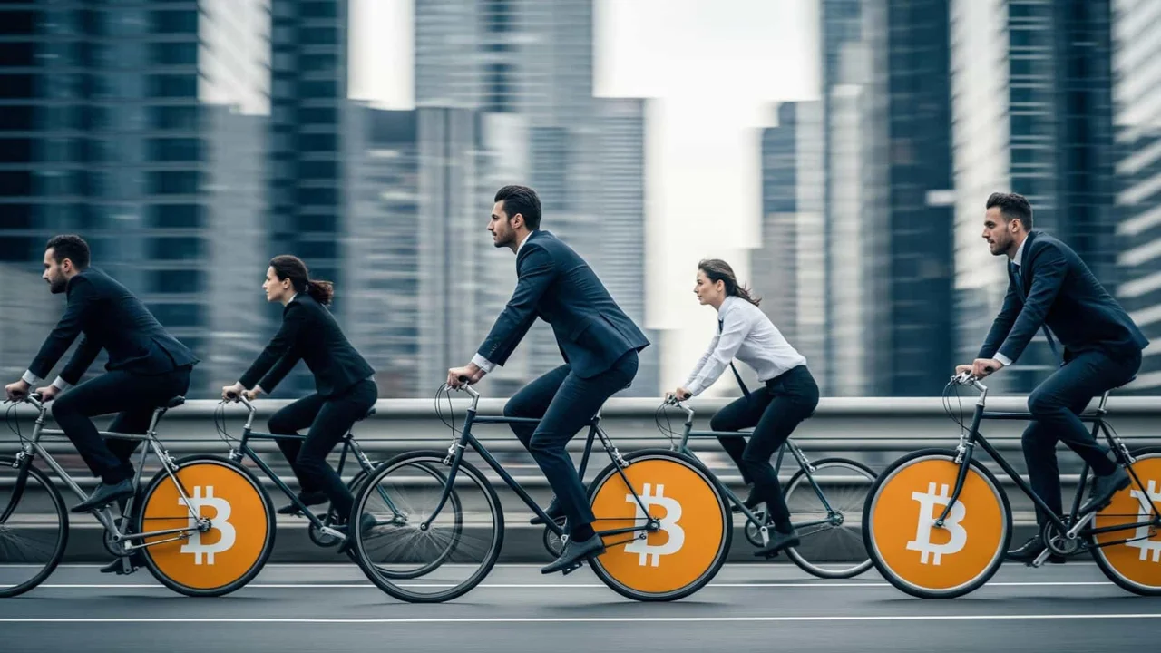 No son pequeños ahorristas, hacen la bicicleta con precio del Bitcoin e invierten cada vez más