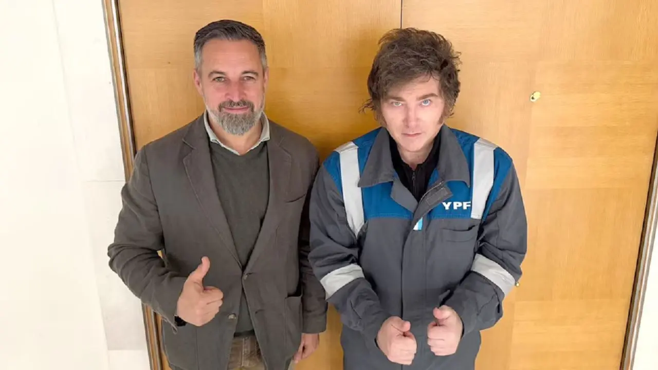 Milei se reuni� en Espa�a con el l�der de Vox en la previa al Economic Forum: c�mo sigue la agenda