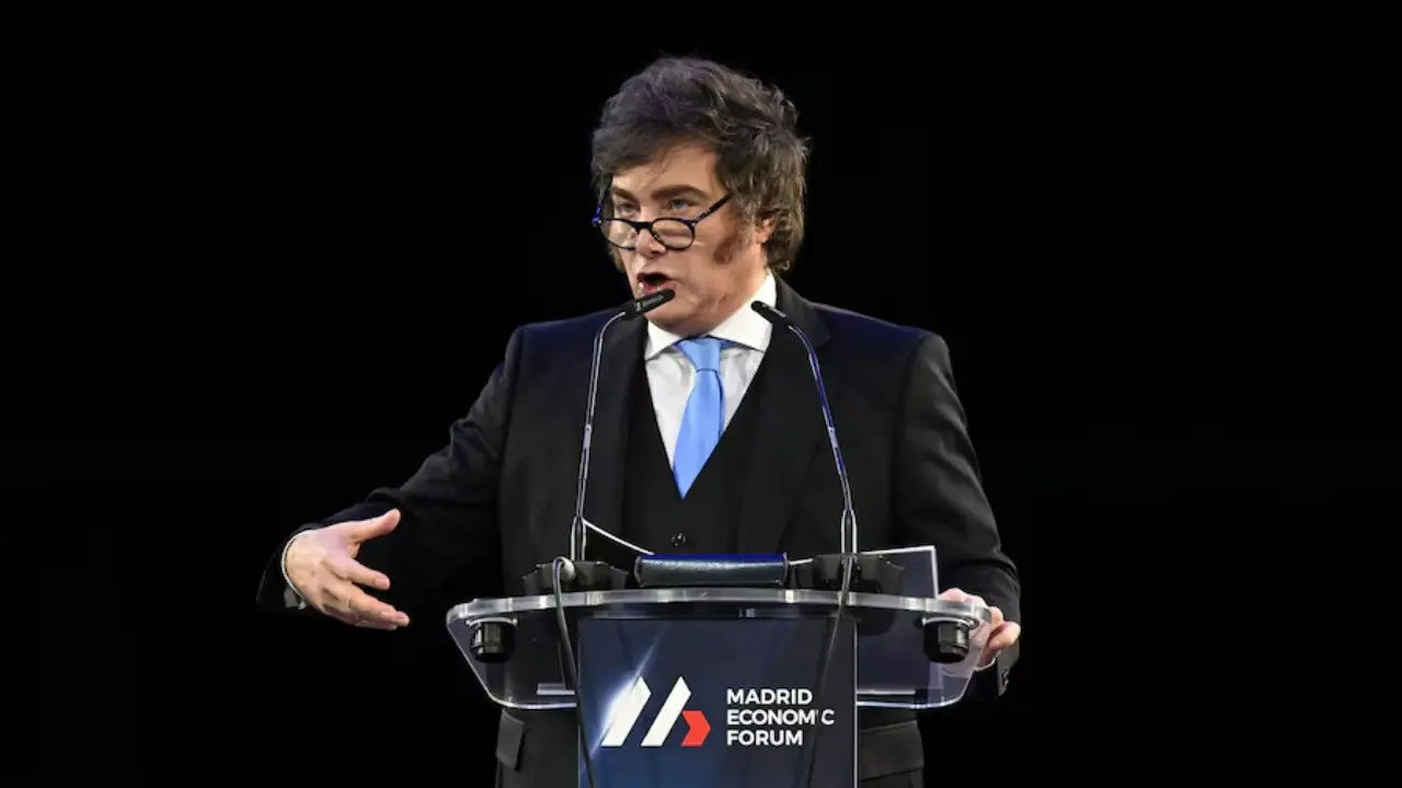 Nueva exposici�n de Milei en Madrid, con halagos a Trump, cr�ticas a Pedro S�nchez y m�s