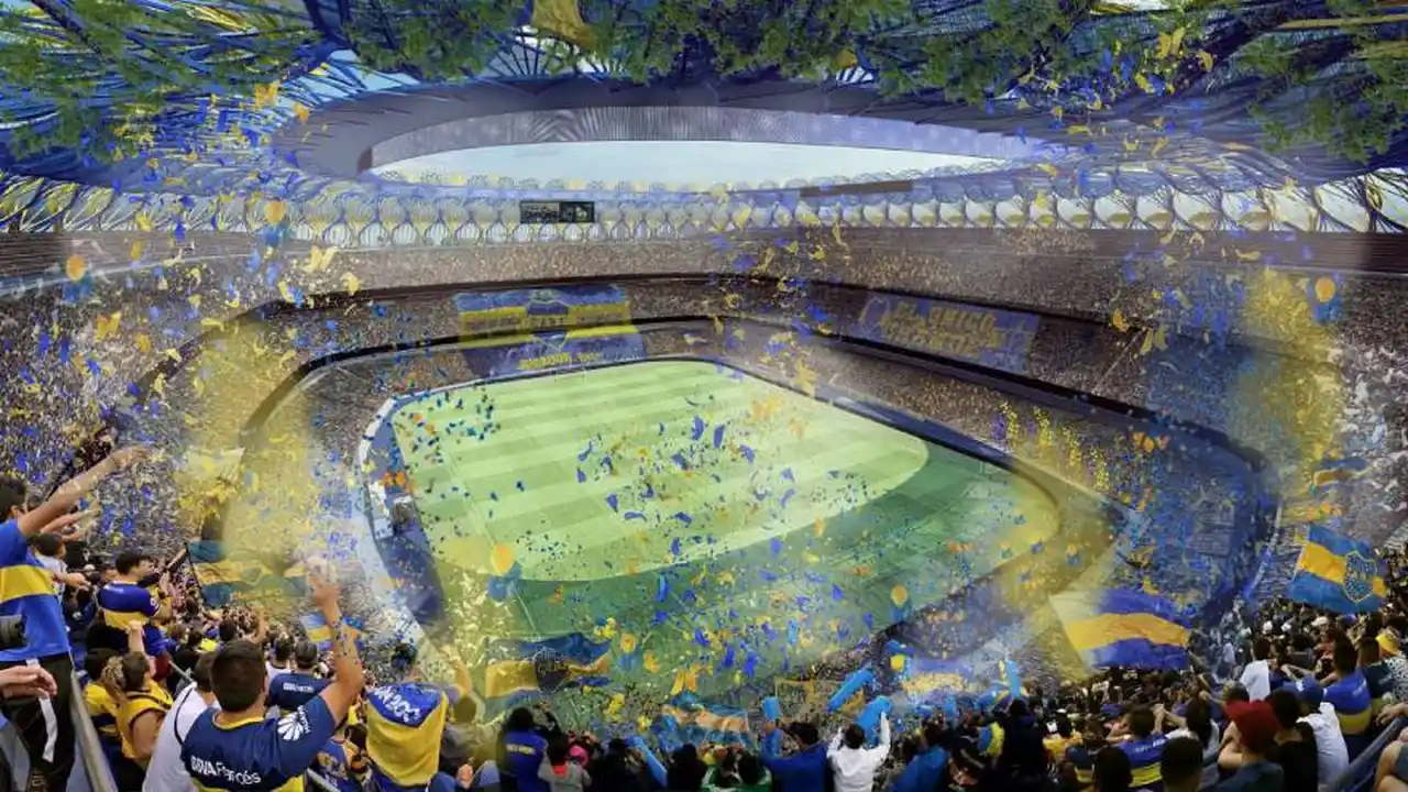 Así se verá el estadio de Boca Juniors una vez ampliado