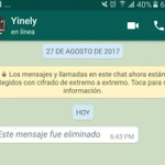 Cómo recuperar mensajes borrados de WhatsApp