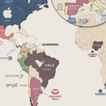 En un pantallazo descubrí cuáles son las empresas más grandes en cada país del planeta