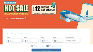Hot Sale: Aerolíneas Argentinas ofrece vuelos baratos y en cuotas