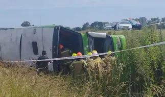 Tragedia ruta 2: ¿qué multas debía el micro que iba al acto de Kicillof y volcó?