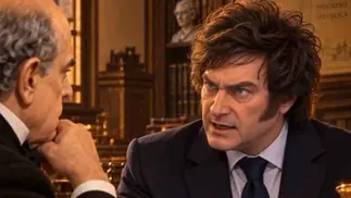 Día del Maestro: Javier Milei se comparó con Sarmiento en un video generado con IA