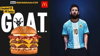 GOAT, la hamburguesa McDonald’s para Messi por su retiro de Argentina: qué tiene y precio