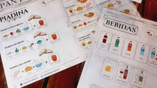 Cartas con pictogramas: qué aprobó el Senado para restaurantes