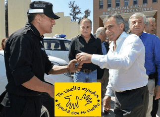 Un municipio bonaerense financiará a la policí­a a través de una colecta en supermercados