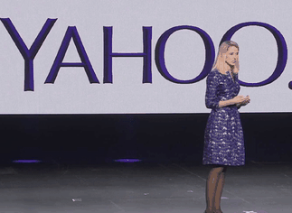 La CEO de Yahoo presenta nuevos productos y atrae multitudes en Las Vegas