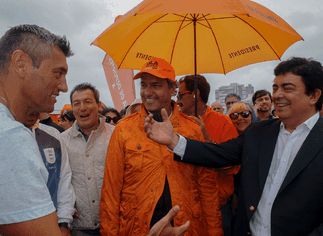 Daniel Scioli lanzó a Sergio Goycochea y al 'Chino' Tapia como candidatos a intendentes