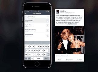 Facebook lanza Mentions 2.0: una aplicación especial para famosos