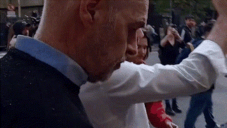 Video: Horacio Rodríguez Larreta fue a la marcha, lo insultaron y agredieron
