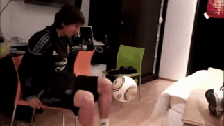 El video inédito de Messi haciendo jueguitos en una habitación