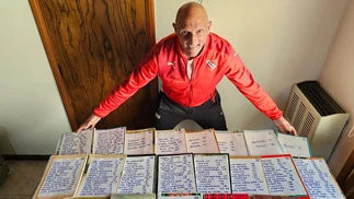Quién es el argentino que registra todos los resultados de partidos de fútbol