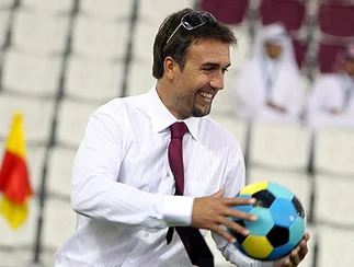 Batistuta quiere seguir los pasos de Simeone
