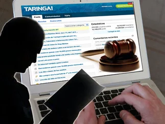 Taringa fue sobreseí­da en la denuncia de Marí­a Kodama