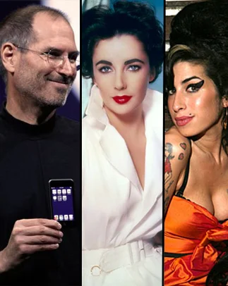 2011, el año en que se apagaron las estrellas de Liz Taylor, Steve Jobs y Amy Winehouse