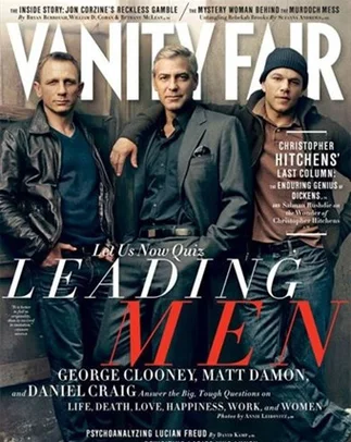 Talentosos, sexys y humildes: Matt Damon, Daniel Craig y George Clooney se sinceran en Vanity Fair