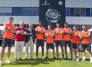 A pura pasión futbolera: Hublot presentó el reloj oficial de FC Bayern Múnich