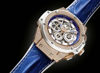 El glam de Miami llega a la muñeca de la mano del nuevo reloj Hublot King Power '305'