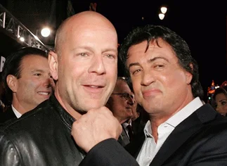 Pelea de pesos pesados: Sylvester Stallone reemplazó a Bruce Willis en un film por 'perezoso'